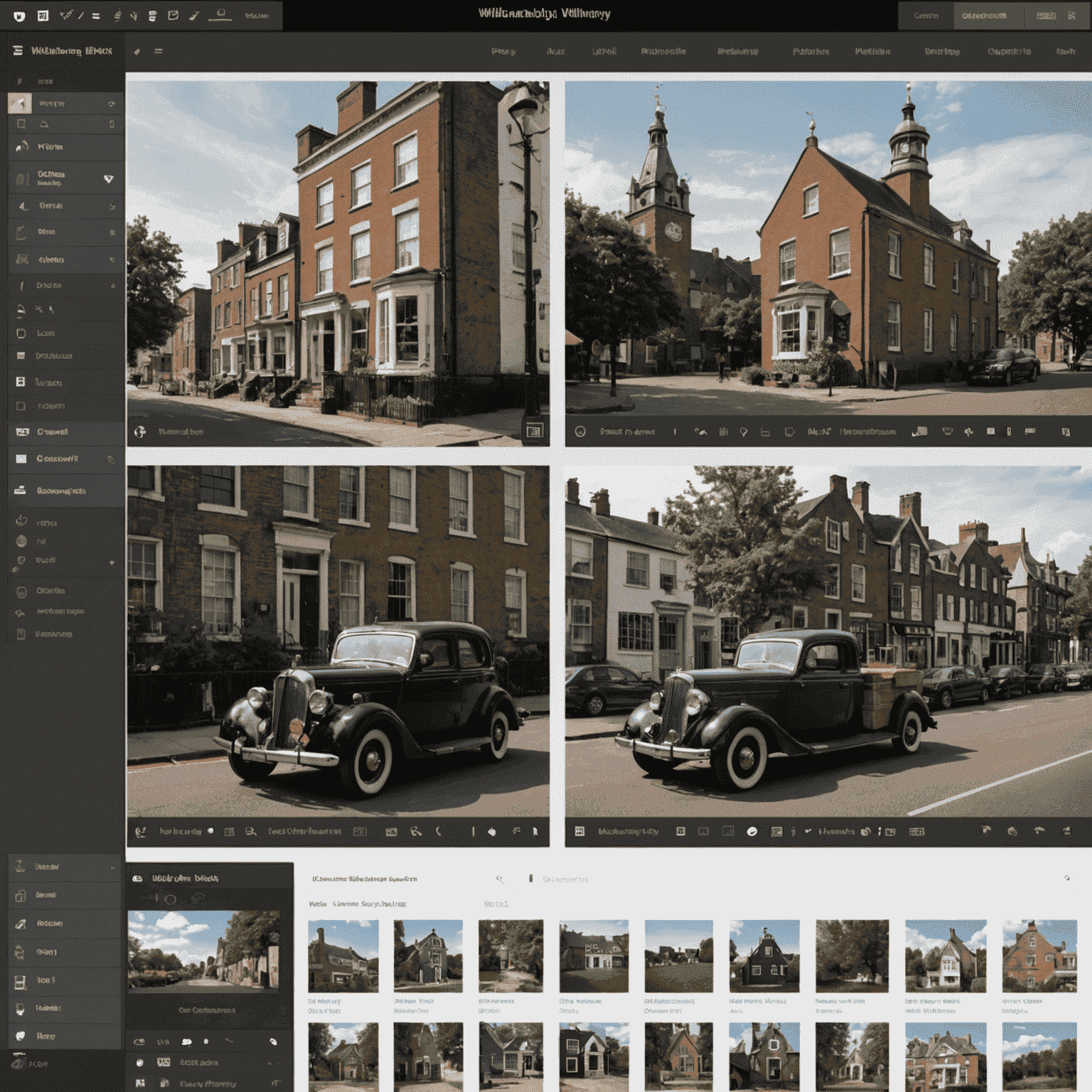 Screenshot of the Williamsburg Photo Editor user interface, showcasing its clean and intuitive design with various editing tools and options.